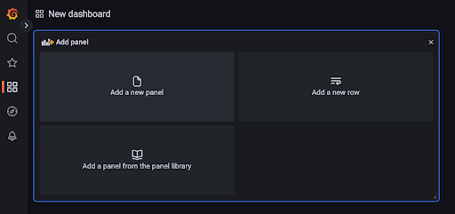 Grafana new dashboard