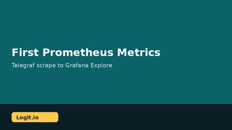 First Prometheus Metrics on Logit.io