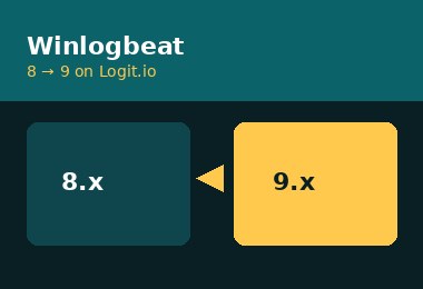 Winlogbeat 8 vs 9 on Logit.io